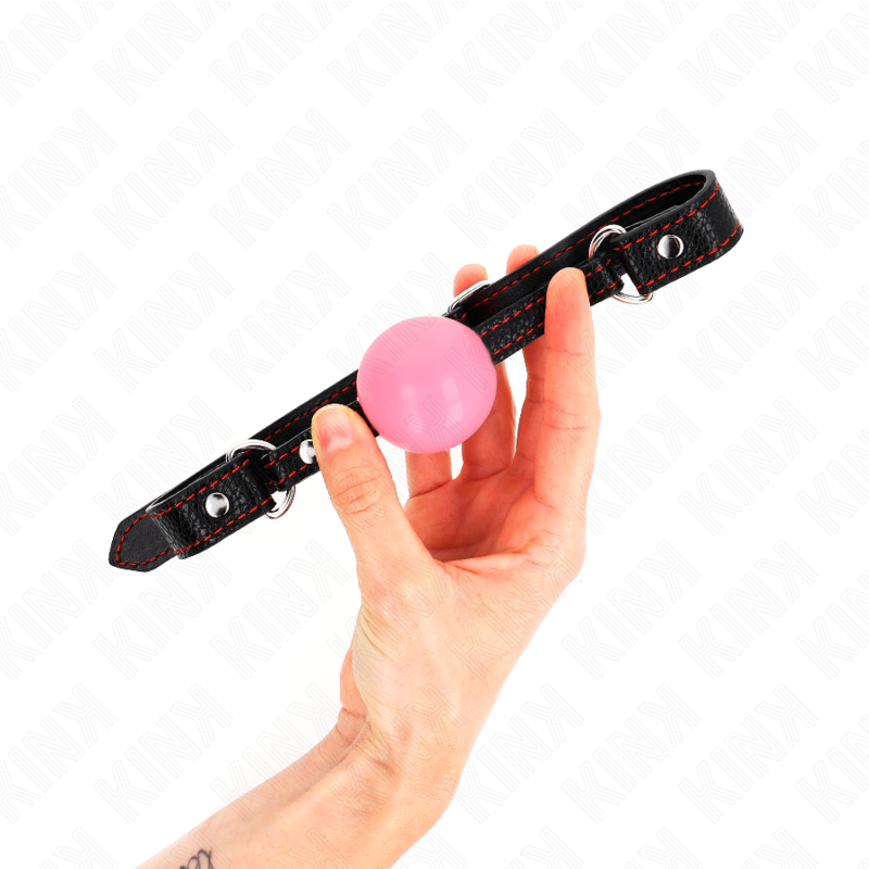 KINK - MORDAZA DE BOLA 4 CM DE ORO ROSA 60 x 2 CM - Imagen 3