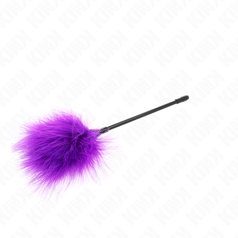 KINK - PLUMAS PARA COSQUILLAS MORADO USADO PARA EL KIT BONDAGE 27 CM - Imagen 3