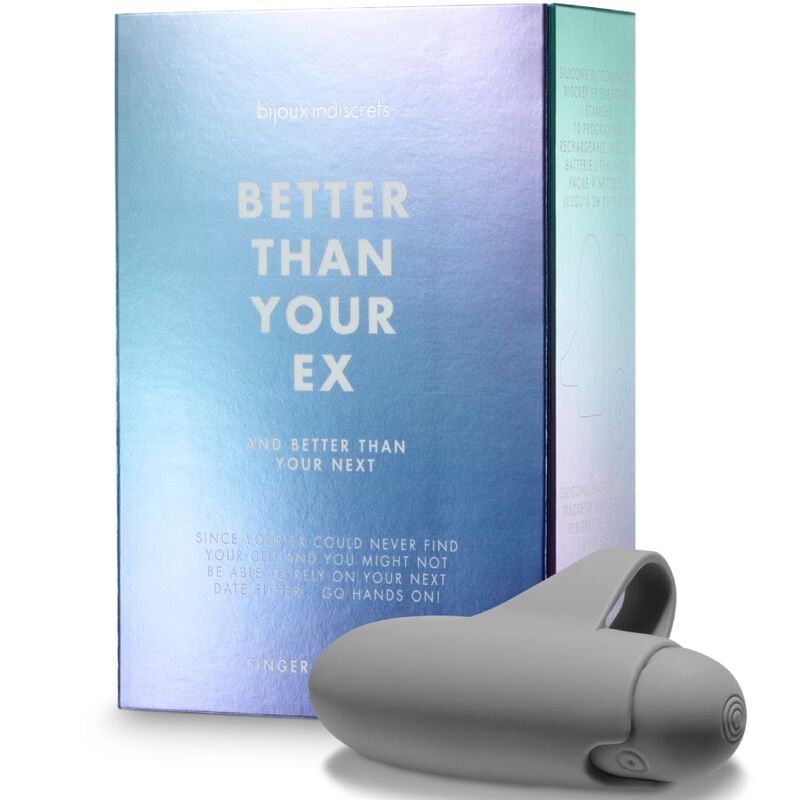 BIJOUX - BETTER THAN YOUR EX BALA VIBRADORA 10 VIBRACIONES GRIS - Imagen 4