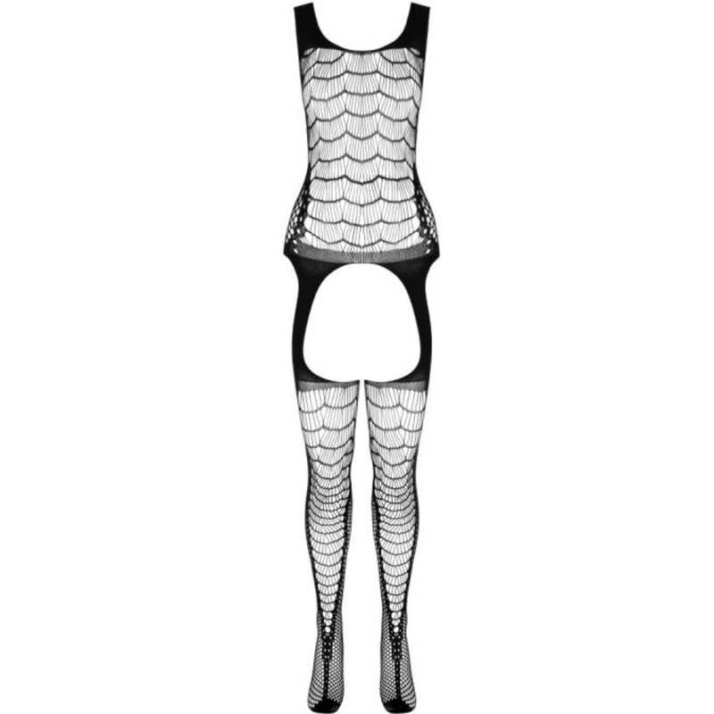 PASSION - BS 104 BODYSTOCKING NEGRO TALLA ÚNICA - Imagen 3