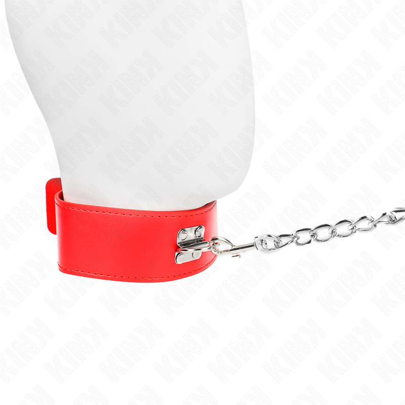 KINK - COLLAR CON CORREA 65 CM ANCHO ROJO AJUSTABLE 33.5-41 CM X 5 CM - Imagen 5