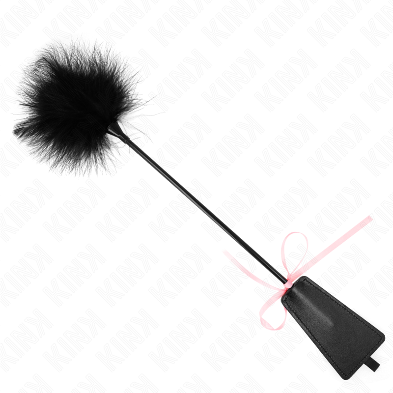 KINK - PLUMAS PARA COSQUILLAS CON LAZO DE CINTA ROSA 49 CM - Imagen 4