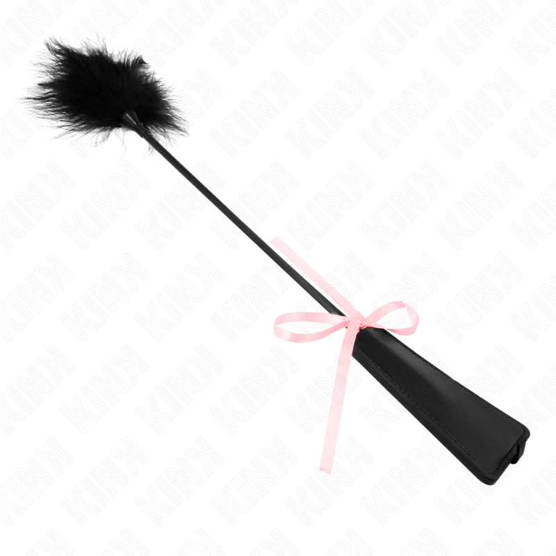 KINK - PLUMAS PARA COSQUILLAS CON LAZO DE CINTA ROSA 49 CM - Imagen 3