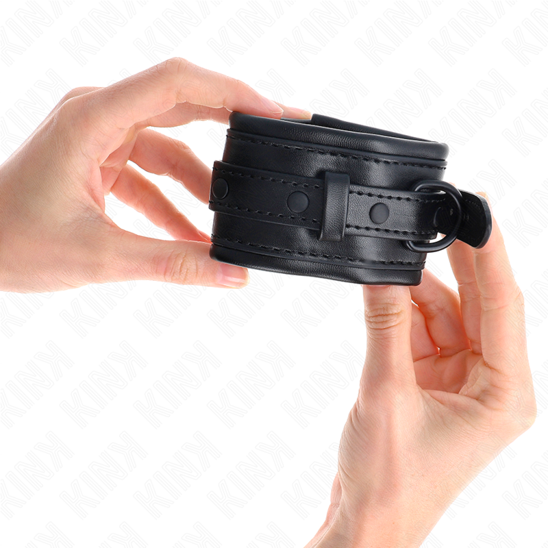 KINK - MUÑEQUERAS AJUSTABLE NEGRO 20-30 CM X 6 CM - Imagen 4