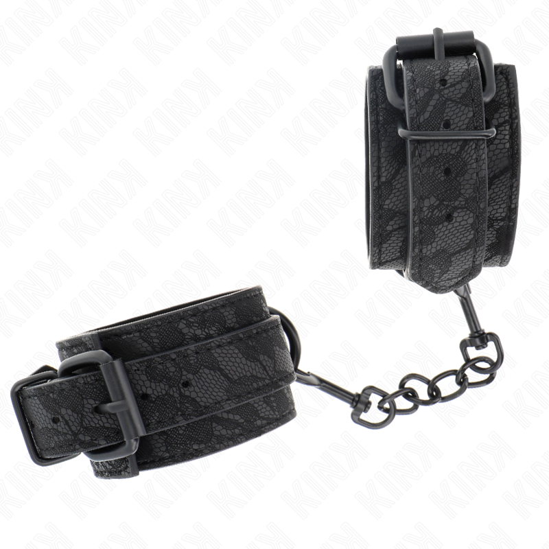 KINK - MUÑEQUERAS DE ENCAJE AJUSTABLE NEGRO 19-26 CM - Imagen 3