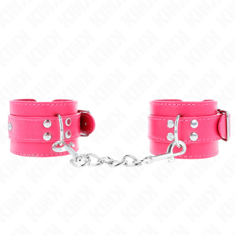 KINK - MUÑEQUERAS FUCSIA CON DETALLES EN FUCSIA AJUSTABLE 20-28 CM X 5.5 CM - Imagen 2