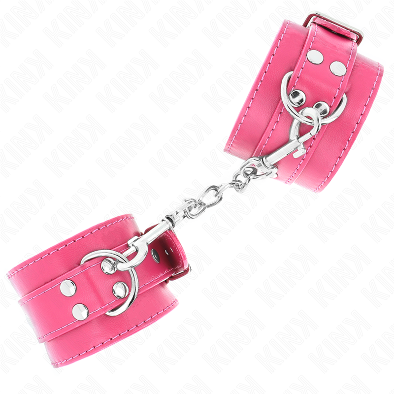 KINK - MUÑEQUERAS FUCSIA CON DETALLES EN FUCSIA AJUSTABLE 20-28 CM X 5.5 CM - Imagen 3