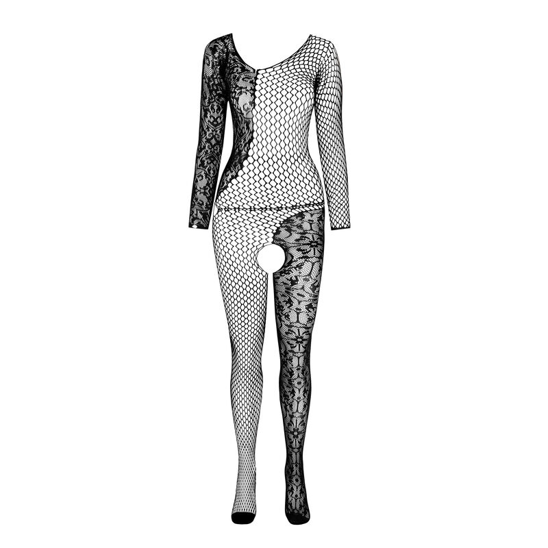 PASSION - BS 107 BODYSTOCKING ROJO TALLA ÚNICA - Imagen 4