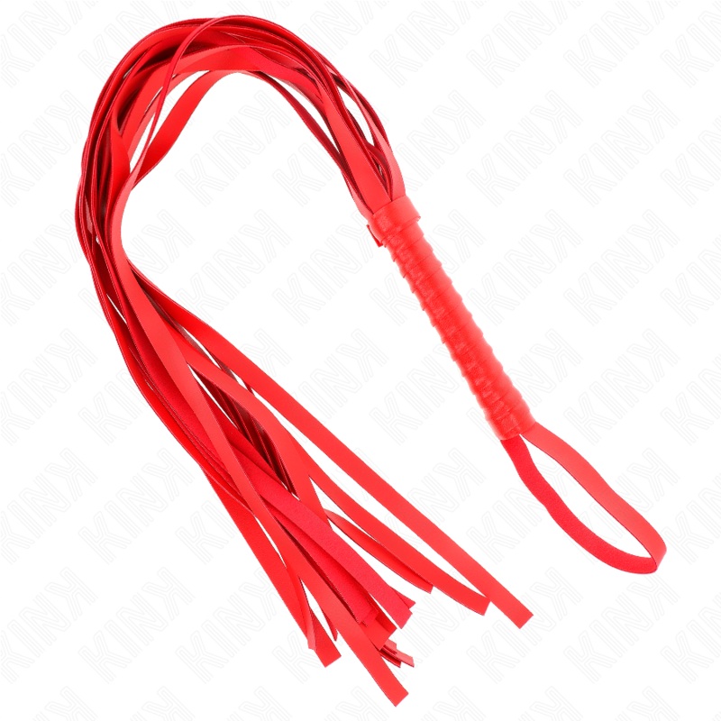 KINK - LÁTIGO DE COLA LARGA Y MANGO CORTO ROJO 70 CM - Imagen 4