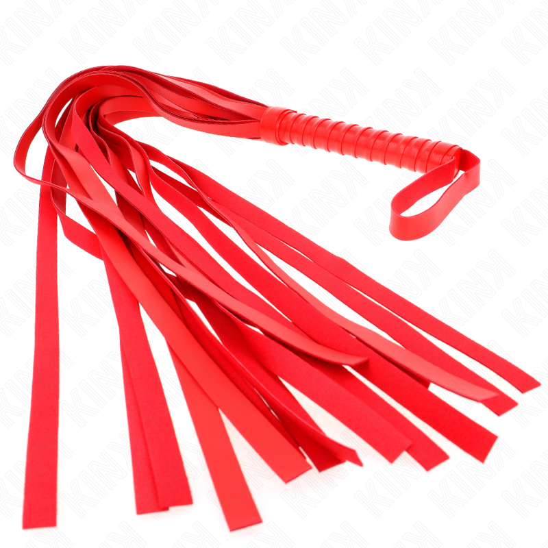 KINK - LÁTIGO DE COLA LARGA Y MANGO CORTO ROJO 70 CM - Imagen 2