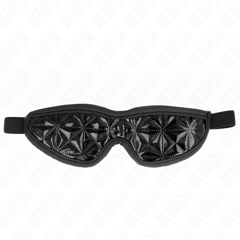 KINK - VENDA CON PATRÓN DE DIAMANTES NEGRO 20.5 x 6 CM - Imagen 2
