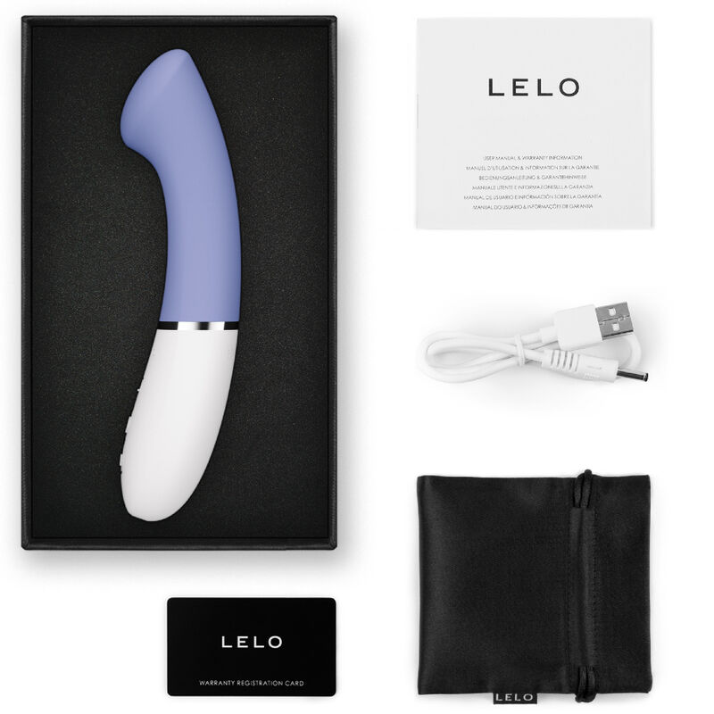 LELO - GIGI™ 3 VIBRADOR PUNTO G AZUL - Imagen 4