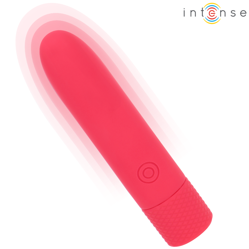 INTENSE - SYMONE BALA VIBRADORA RECARGABLE POR USB 8 VIBRACIONES ROJO 10 X 2.2 CM - Imagen 2