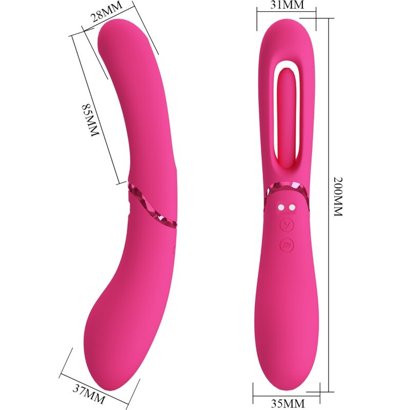 ROMANCE - LEXIE VIBRADOR PUNTO G 7 VIBRACIONES ROSA - Imagen 7