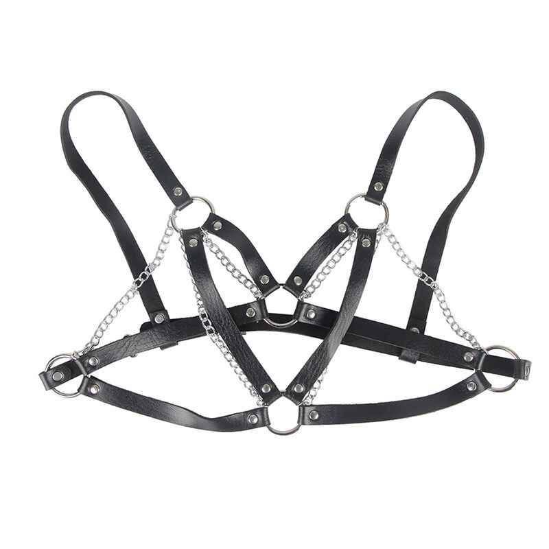 SUBBLIME - 953713 CINTURÓN DE BONDAGE PUNK HEBILLA METAL NEGRO TALLA ÚNICA - Imagen 2