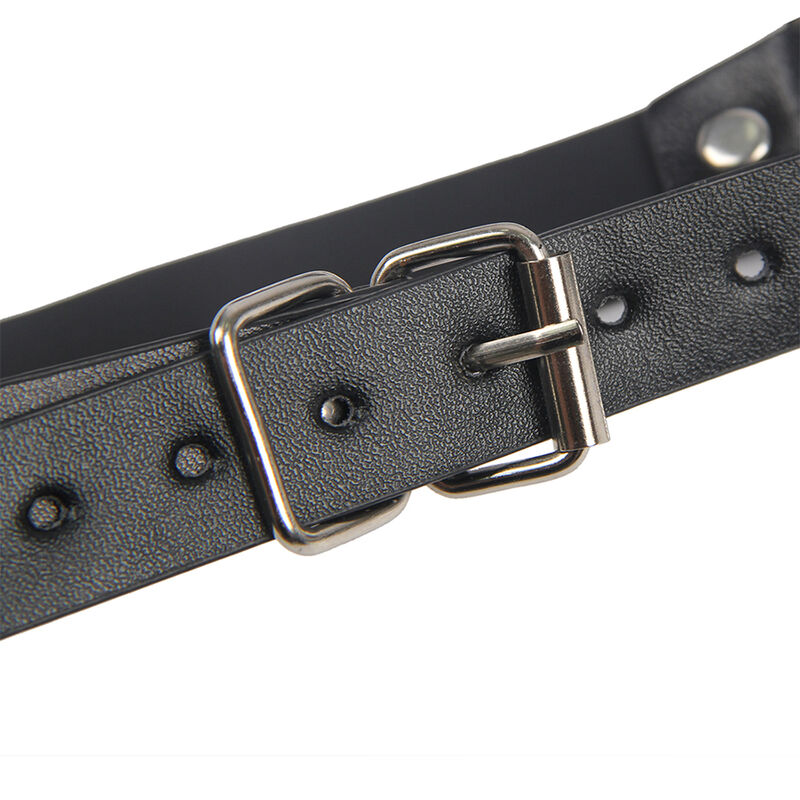 SUBBLIME - 953720 PINZAS PARA EL PECHO CON CORREA DE CUERO BONDAGE NEGRO TALLA ÚNICA - Imagen 8