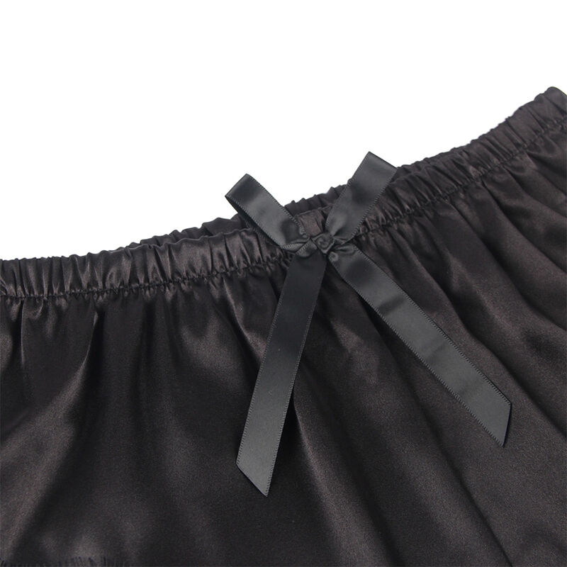 SUBBLIME - 953942 PIJAMA SEXY SATEN Y ENCAJE NEGRO L/XL - Imagen 7