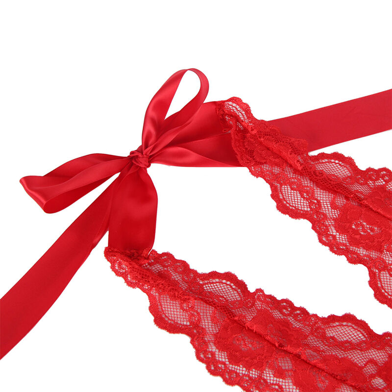 SUBBLIME - 953980 BODY SEXY CON VOLANTES + CINTURÓN ROJO L/XL - Imagen 10