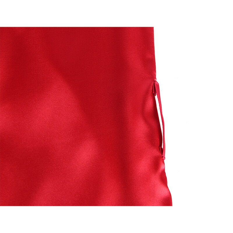 SUBBLIME - 954017 CAMISON DE ENCAJE ESPALDA TRANSPARENTE + TANGA ROJO/NEGRO S/M - Imagen 2
