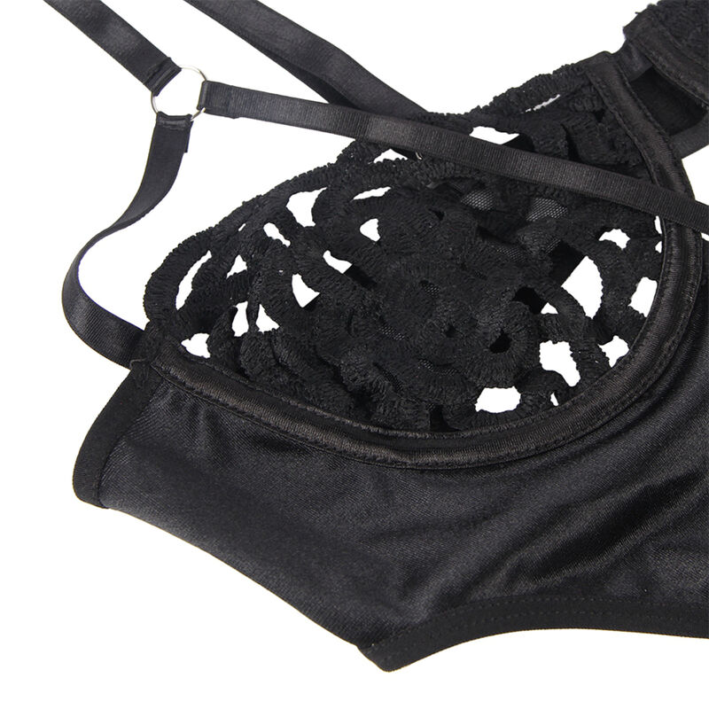 SUBBLIME - 954055 BODY SEXY DE ENCAJE NEGRO S/M - Imagen 5