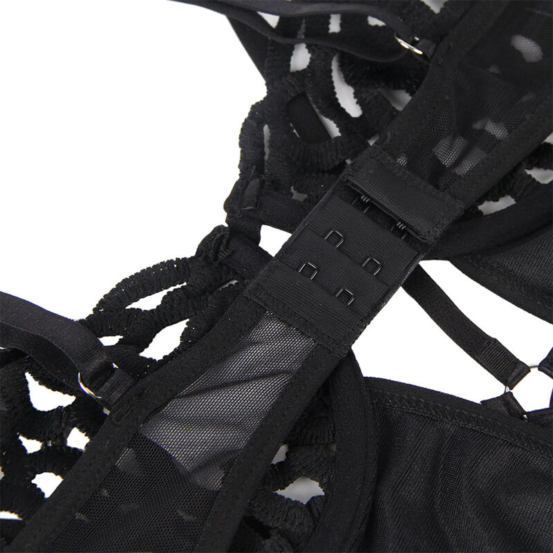 SUBBLIME - 954055 BODY SEXY DE ENCAJE NEGRO S/M - Imagen 2