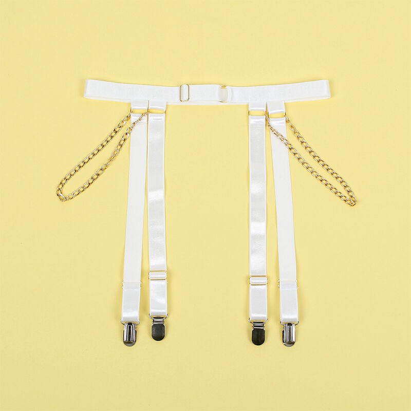 SUBBLIME - 954284 BODY CON CADENAS + LIGUEROS BLANCO S/M - Imagen 4