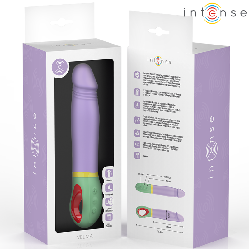 INTENSE - VELMA VIBRADOR CLÁSICO MORADO - Imagen 2