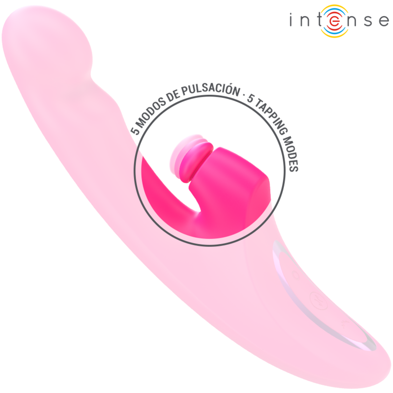 INTENSE - EMI VIBRADOR 13,5 CM MULTIFUNCIÓN 3 EN 1 10 VIBRACIONES ROSA - Imagen 4
