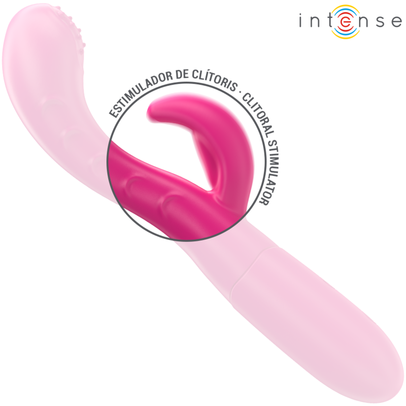 INTENSE - AMARA VIBRADOR CON LENGUA ESTIMULADORA 10 VIBRACIONES ROSA - Imagen 2