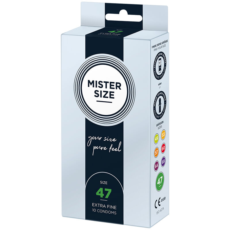 MISTER SIZE - PRESERVATIVOS TALLA XS 47 MM (10 UNIDADES) - Imagen 3