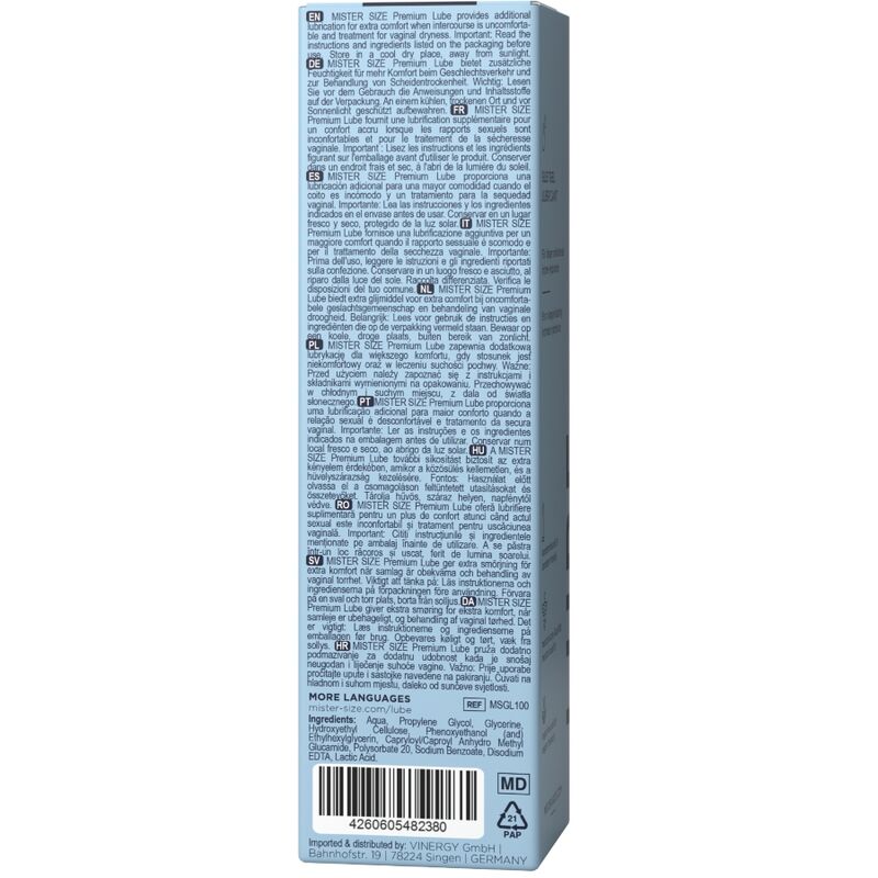MISTER SIZE - LUBRICANTE PREMIUM 100 ML - Imagen 2
