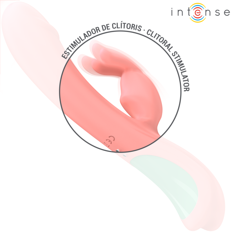INTENSE - RACHEL VIBRADOR RABBIT 5 VIBRACIONES ROSA - Imagen 4