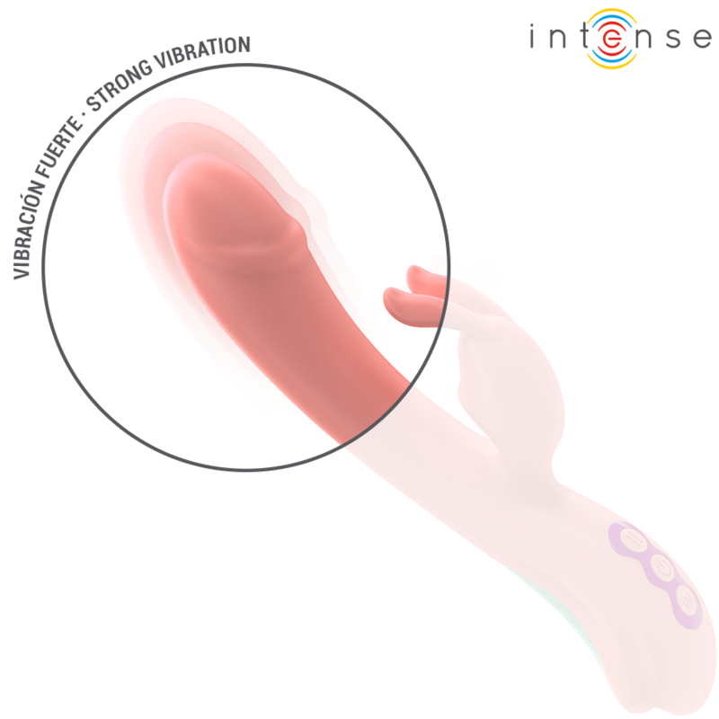 INTENSE - RACHEL VIBRADOR RABBIT 5 VIBRACIONES ROSA - Imagen 5
