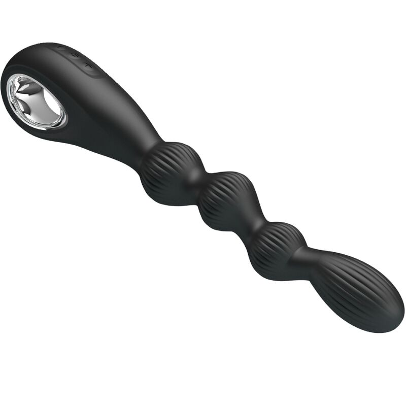 PRETTY LOVE - FEDERER VIBRADOR ANAL 12 VIBRACIONES NEGRO - Imagen 3