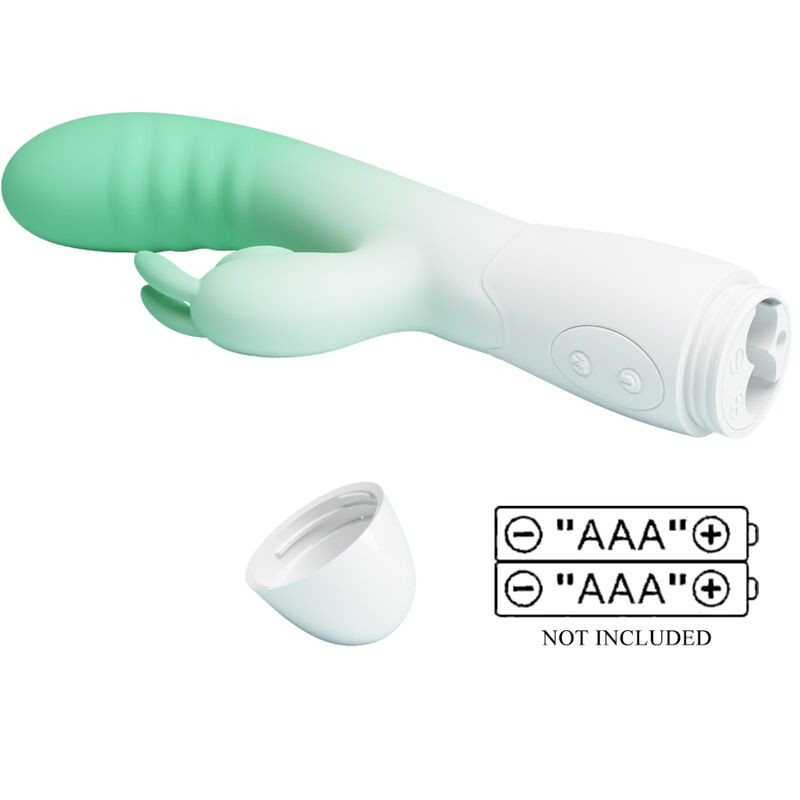 PRETTY LOVE - CERBERUS VIBRADOR RABBIT 3O VIBRACIONES VERDE - Imagen 4