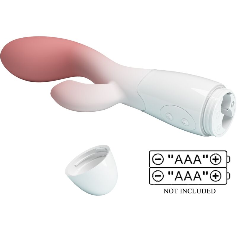PRETTY LOVE - BRIGHTY VIBRADOR PUNTO G + ESTIMULADOR CLÍTORIS 30 VIBRACIONES ROSA - Imagen 6