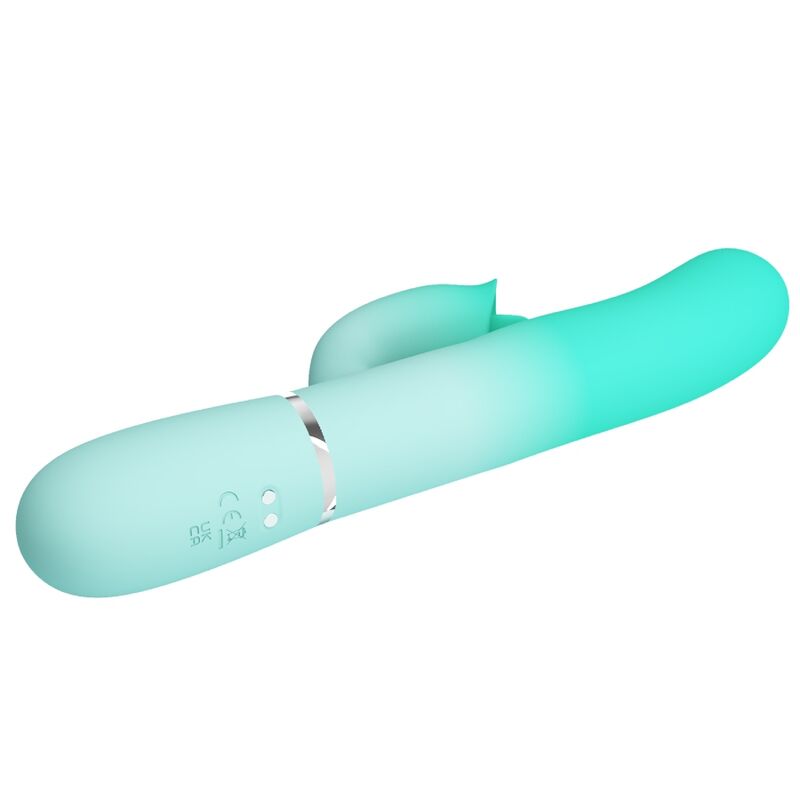 PRETTY LOVE - GIGI VIBRADOR RABBIT MULTIFUNCIÓN VERDE AGUA - Imagen 2