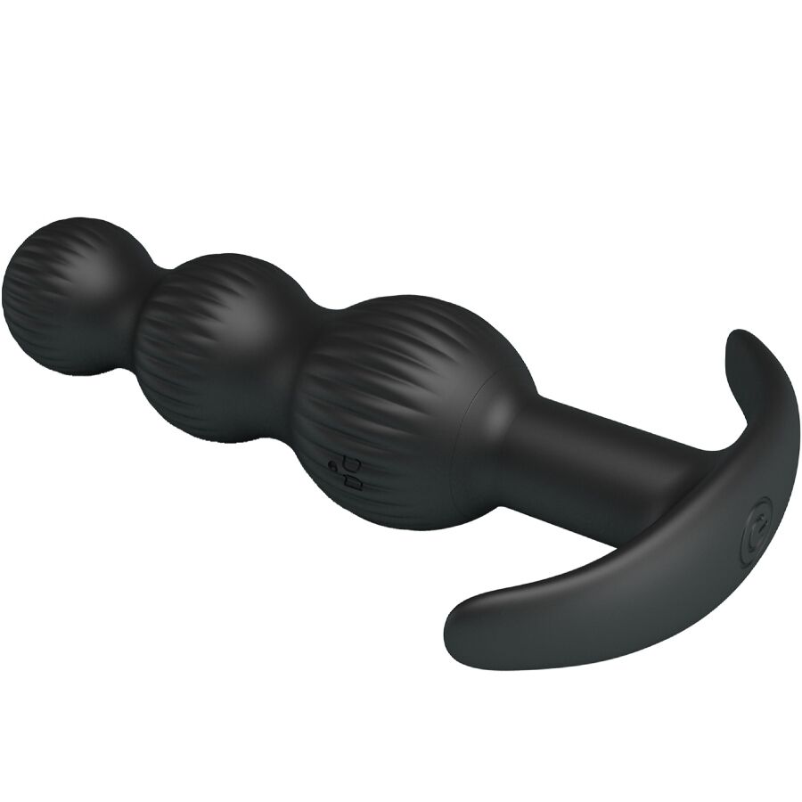 PRETTY LOVE - SIDNEY VIBRADOR ANAL 10 VIBRACIONES NEGRO - Imagen 2