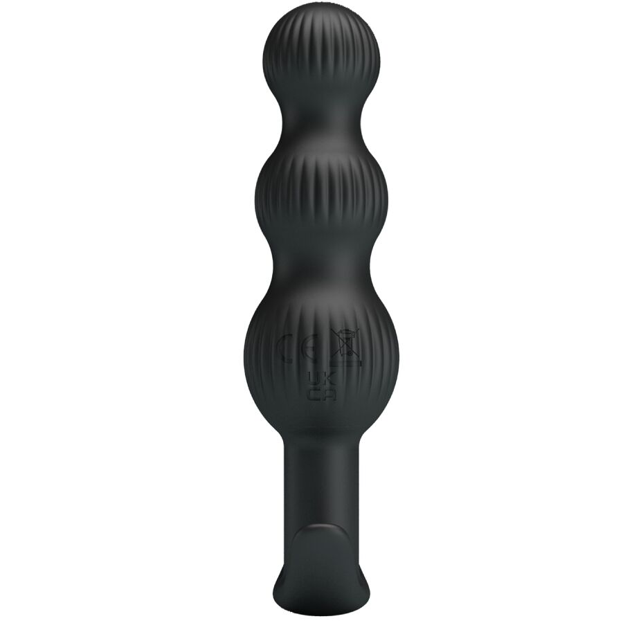 PRETTY LOVE - SIDNEY VIBRADOR ANAL 10 VIBRACIONES NEGRO - Imagen 7