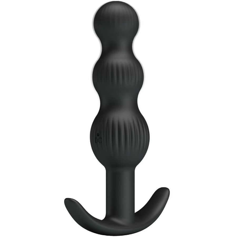 PRETTY LOVE - SIDNEY VIBRADOR ANAL 10 VIBRACIONES NEGRO - Imagen 9