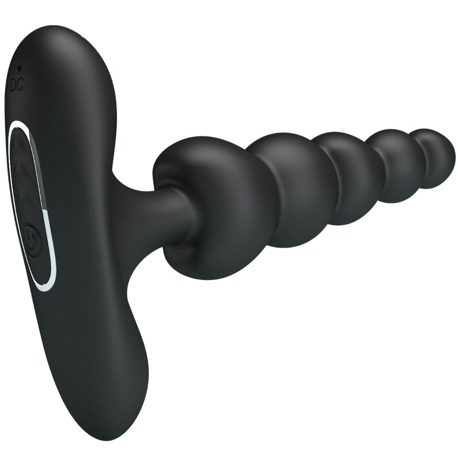 PRETTY LOVE - CORBAN VIBRADOR ANAL 10 VIBRACIONES NEGRO - Imagen 5