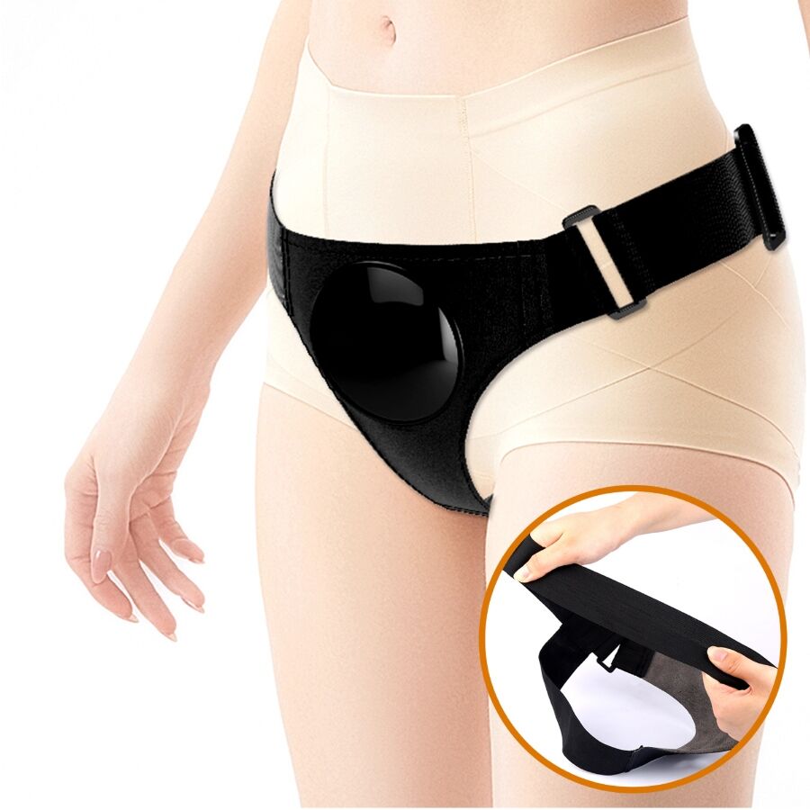 PRETTY LOVE - HARNESS BRIEFS UNIVERSAL CON DILDO VIBRACIÓN Y SQUIRTING 15.5 CM MULATO - Imagen 4