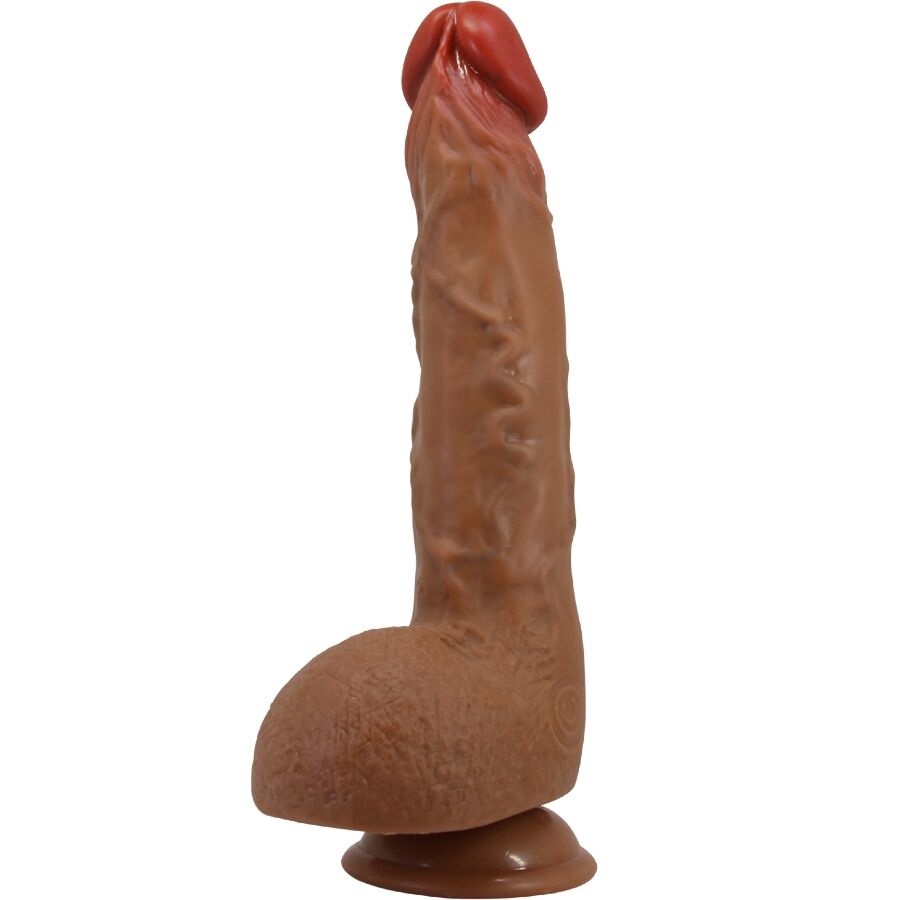 BAILE - BEAUTIFUL WILKS VIBRADOR REALÍSTICO DE 5 CONFIGURACIONES 25 CM MULATO - Imagen 3