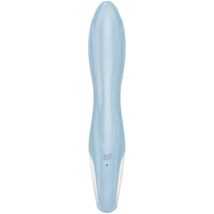 SATISFYER - AIR PUMP BUNNY 1 VIBRADOR INFLABLE RABBIT AZUL - Imagen 2