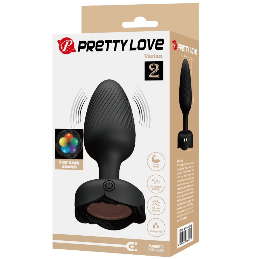 PRETTY LOVE - VARIAN PLUG ANAL CON LUZ LED 10.8 CM - Imagen 5