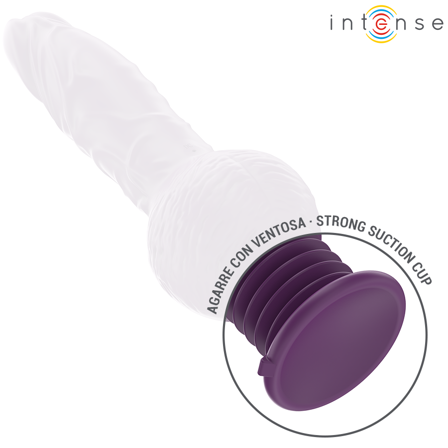 INTENSE - TATUM VIBRADOR MULTIFUNCIÓN CON VIBRACIÓN UP AND DOWN 24 CM MORADO - Imagen 4