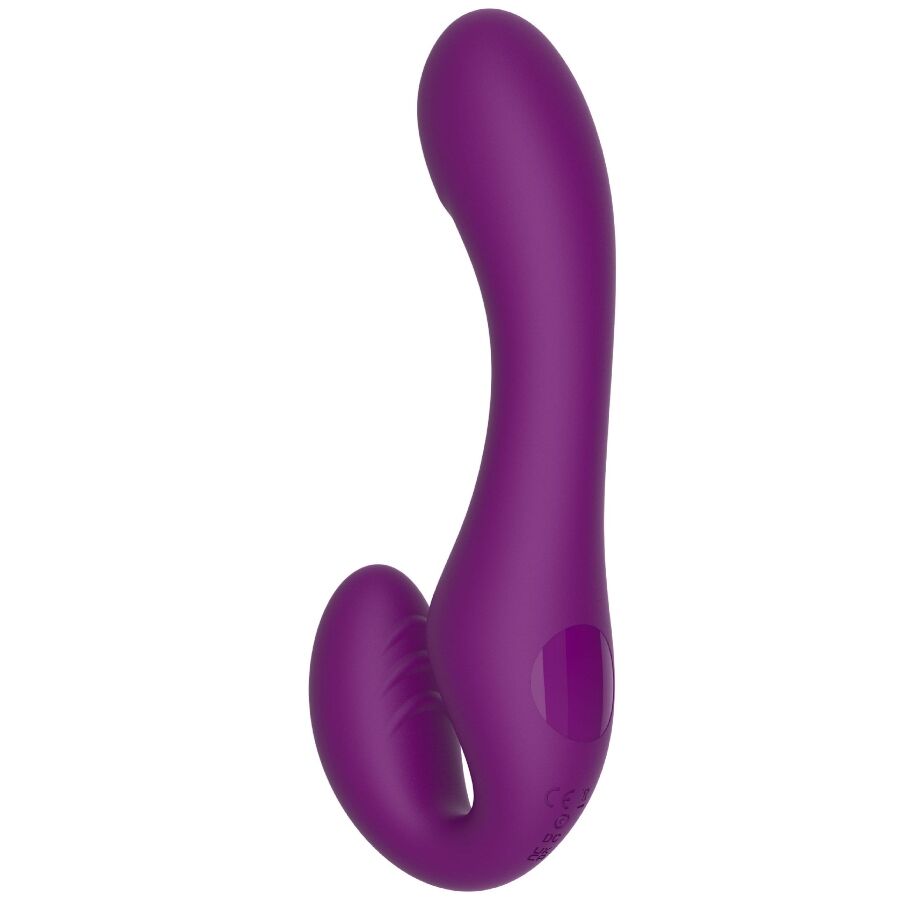 XOCOON - STRAPLESS STRAP-ON VIBRADOR 2 EN 1 CON CONTROL REMOTO MORADO - Imagen 8