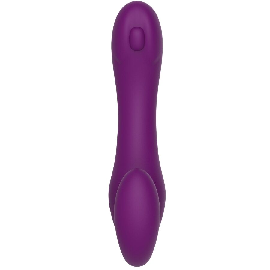 XOCOON - STRAPLESS STRAP-ON VIBRADOR 2 EN 1 CON CONTROL REMOTO MORADO - Imagen 13