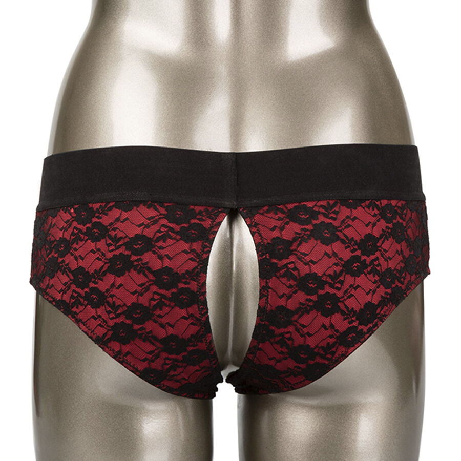 CALEXOTICS - SCANDAL SET DE BRAGUITAS SIN ENTREPIERNAS CON DIDLO TALLA S/M - Imagen 2
