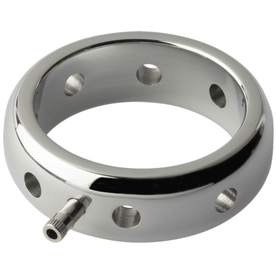 ELECTRASTIM - PRESTIGE ANILLO ELECTROMAGNÉTICO DE METAL PARA EL PENE 34 MM - Imagen 3